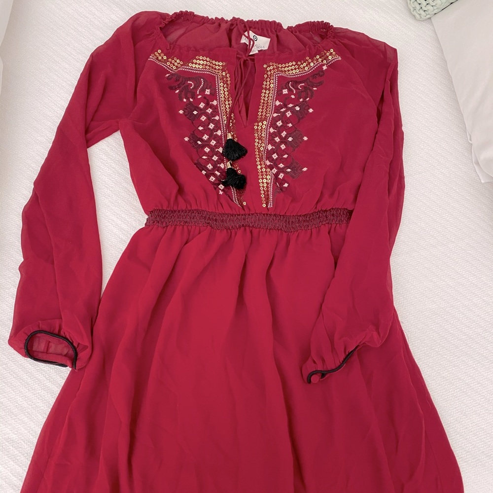 Altuzarra burgundy dress